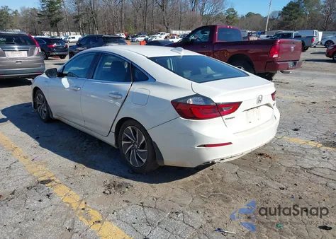 2019 Honda Insight Touring from USA, damaged, VIN 19XZE4F94KE001328